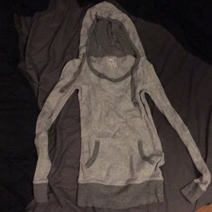 Hooded long sleeve shirt